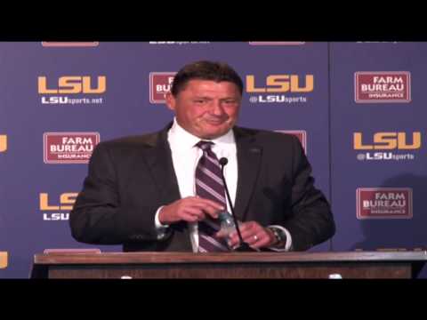 Full Video: Ed Orgeron Introduced As Interim LSU Head Coach
