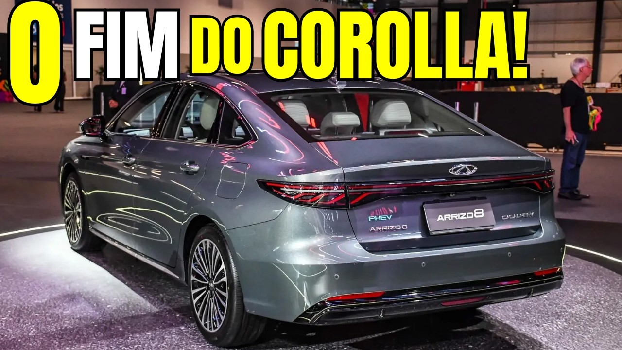 Novo Chery Arrizo 8 - Sedan Híbrido Plug-in Chega ao Brasil PROMETENDO até 1400KM de Alcance