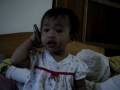 arina on the phone.MPG