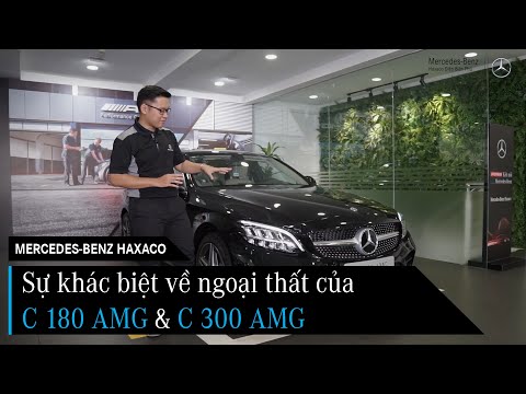 Sự khác biệt về ngoại thất của C 180 AMG và C 300 AMG