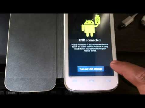how to connect galaxy y to pc via usb