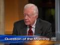 Jimmy Carter sits down with Harry Smith to talk about finding diplomatic peace with Iran and the ongoing war in Iraq