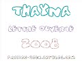Thayna - Lettre ouverte (promo 2008) Thayna - Lettre ouverte (promo 2008)