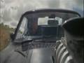 scenes from mad max 1 & 2 showing ford falcon interceptor chases.