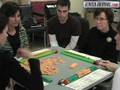 Young Jewish male takes 'crak' at mah-jongg