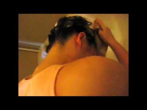 how to dye oily hair