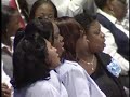 singing at new birth.