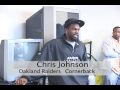 Chris Johnson, Oakland Raider Cornerback Feeds Oakland Youth