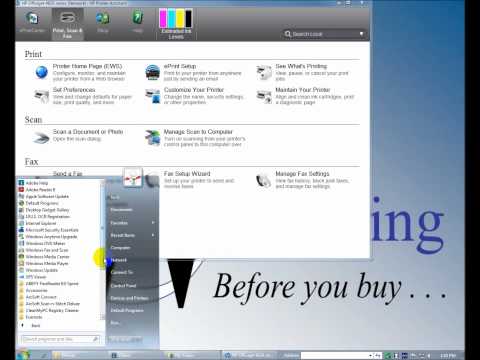 how to turn hp officejet 4620 online