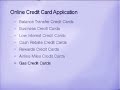 Finding The Right Online Credit Card Application