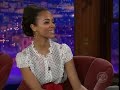 Zoe Saldana on Late Late Show Zoe Saldana on Late Late Show