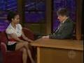 Zoe Saldana on Late Late Show