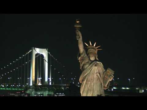 Everio GZ-HM330 Odaiba night view in Auto Mode