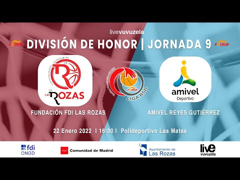 #LigaBSR FUNDACIÓN ONCE DIVISIÓN DE HONOR | FUNDACIÓN FDI LAS ROZAS vs AMIVEL REYES GUTIÉRREZ | J9
