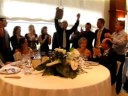 Pues eso, al nostre casament quan apareixen els personatges de Sant Sadurní. Moment molt emotiu...