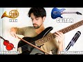 Instruments Imitations On Bass Guitar