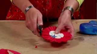 DIY Rosettes Made from Party Store Crepe Paper! DIY Rosettes Made from Party Store Crepe Paper!