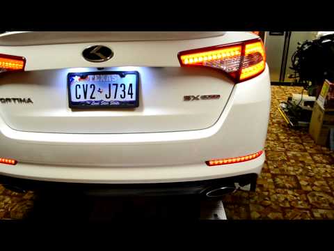 2011 Kia Optima LED Reflectors Brake Tail Lights