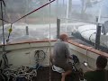 A view from the Hurricane Wilma on a boat
