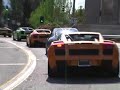 Lamborghinis take over LA freeways!  (Part 3 of 3)