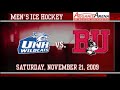 Boston University Men's Ice Hockey 11_21_09