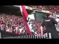 Frankfurt supporters making the concrete arena bouncin'!!