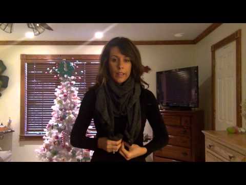 how to wear lululemon snap scarf
