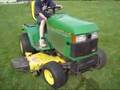 John Deere 455 diesel lawn tractor all wheel steering