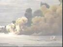 ammonium perchlorate production facility catches fire and detonates 3 times with shock waves racing across the desert floor in henderson, nevada.