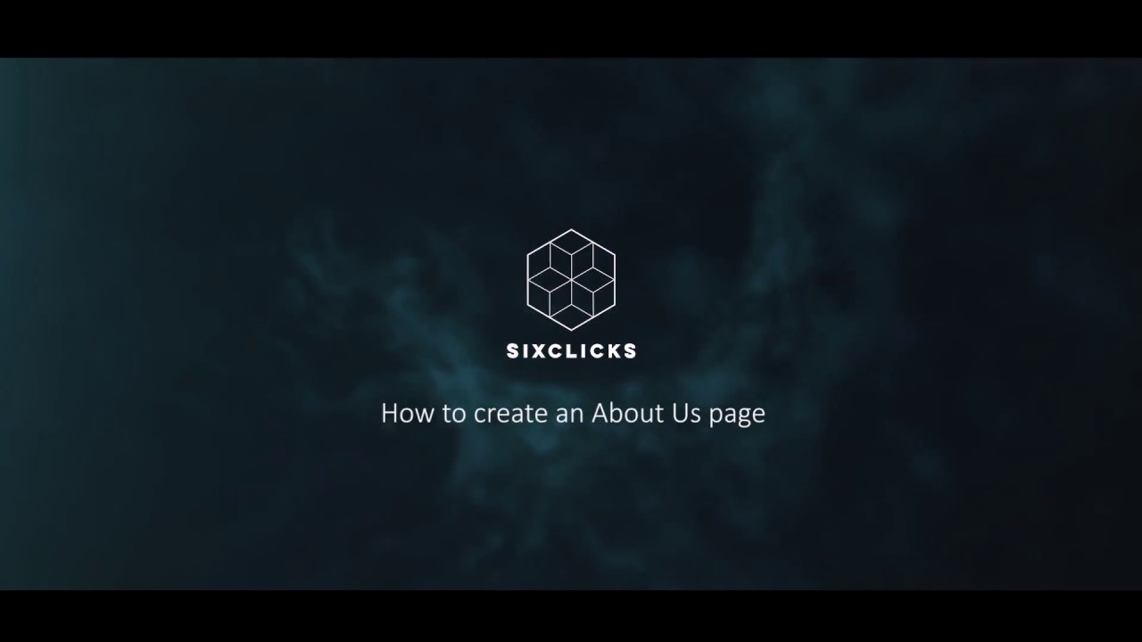 How to create About us page