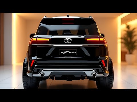all new toyota grand highlander 2025 officially released first look