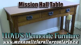 Mennonite Mission Hall Table