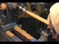 Lathe-Turning a Turkish Spindle Shaft