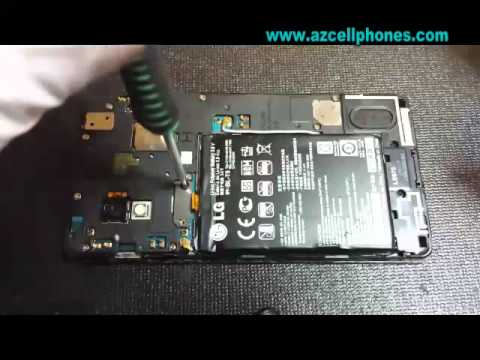 how to remove lg optimus g battery