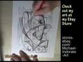 Artist At Work- Watch Me Draw This Cool Abstract
