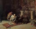 www.artehistoria.com La transformación del gusto que se experimentó en la pintura española durante la segunda mitad del siglo XIX estuvo marcada por la figura de Mariano Fortuny. La proyección de su obra fue asombrosa, cosechando una inesperado éxito, tanto en España como en París o Roma. Por desgracia, su temprana muerte no le facilitó el ocupar un puesto destacado entre los grandes maestros de nuestra pintura, que le corresponde sin ninguna duda. Mariano Fortuny nació en la localidad tarraconense de Reus el 11 de julio de 1838, en el seno de una modesta familia. La epidemia de cólera que asoló Cataluña en la década de 1840 le dejó huérfano de madre a los once años, siendo recogido por su abuelo, llamado 