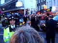 arriving at the baftas 2007.