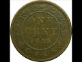 1859 Canadian Large Cents
