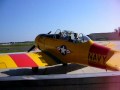 Texan Harvard T-6 Taxi In 180 Spin Florida
