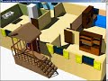 creación de una casa en 3d  autocad