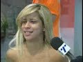 Natália da Saia Rodada no salão de beleza