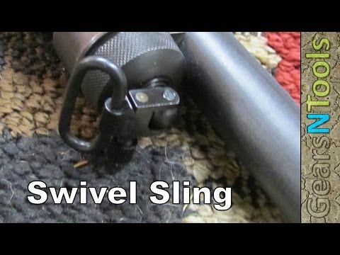 how to attach rifle sling to swivels