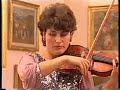 Lucica Trita au violon dans \"La Sicilienne\"1996 Lucica Trita au violon dans \"La Sicilienne\"1996