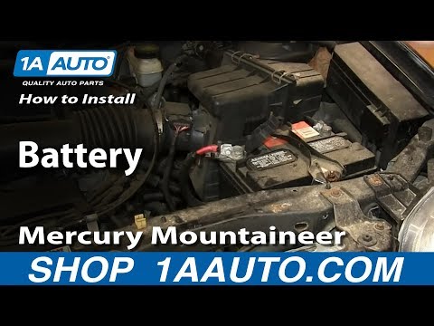 How To Install Replace Battery 2001-2007 Ford Escape Mercury Mountaineer
