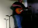 Matt Brazzel messing around on the guitar.