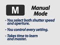 Creative Modes  | Digital Photography   | 40 D Canon DVD