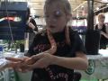 Adorable Anna and her corn snake
