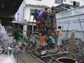 Funny Hammering Piles in Thailand