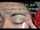 Applying False Eyelashes