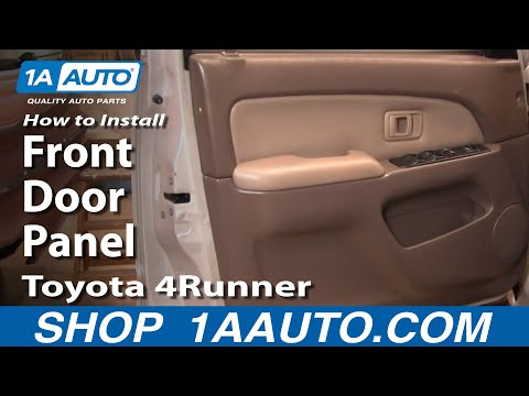 How To Install Remove Front Door Panel Toyota 4Runner 96-02 1AAuto.com